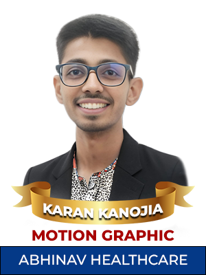 Successful student Karan Kanojia